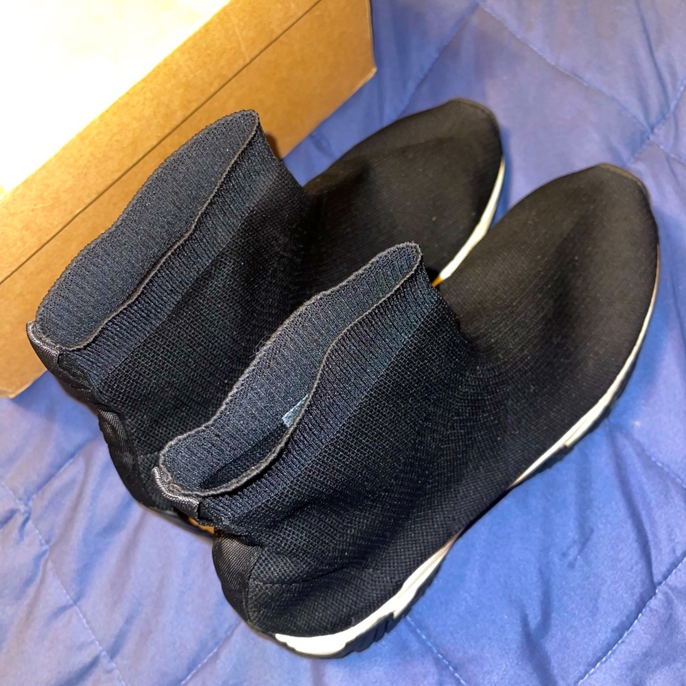 Black Sock shoes size 10 men